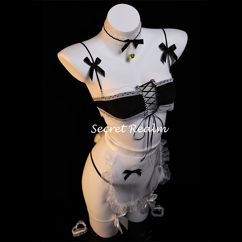 Áo ngủ gợi cảm cô hầu gái tai thỏ - 2