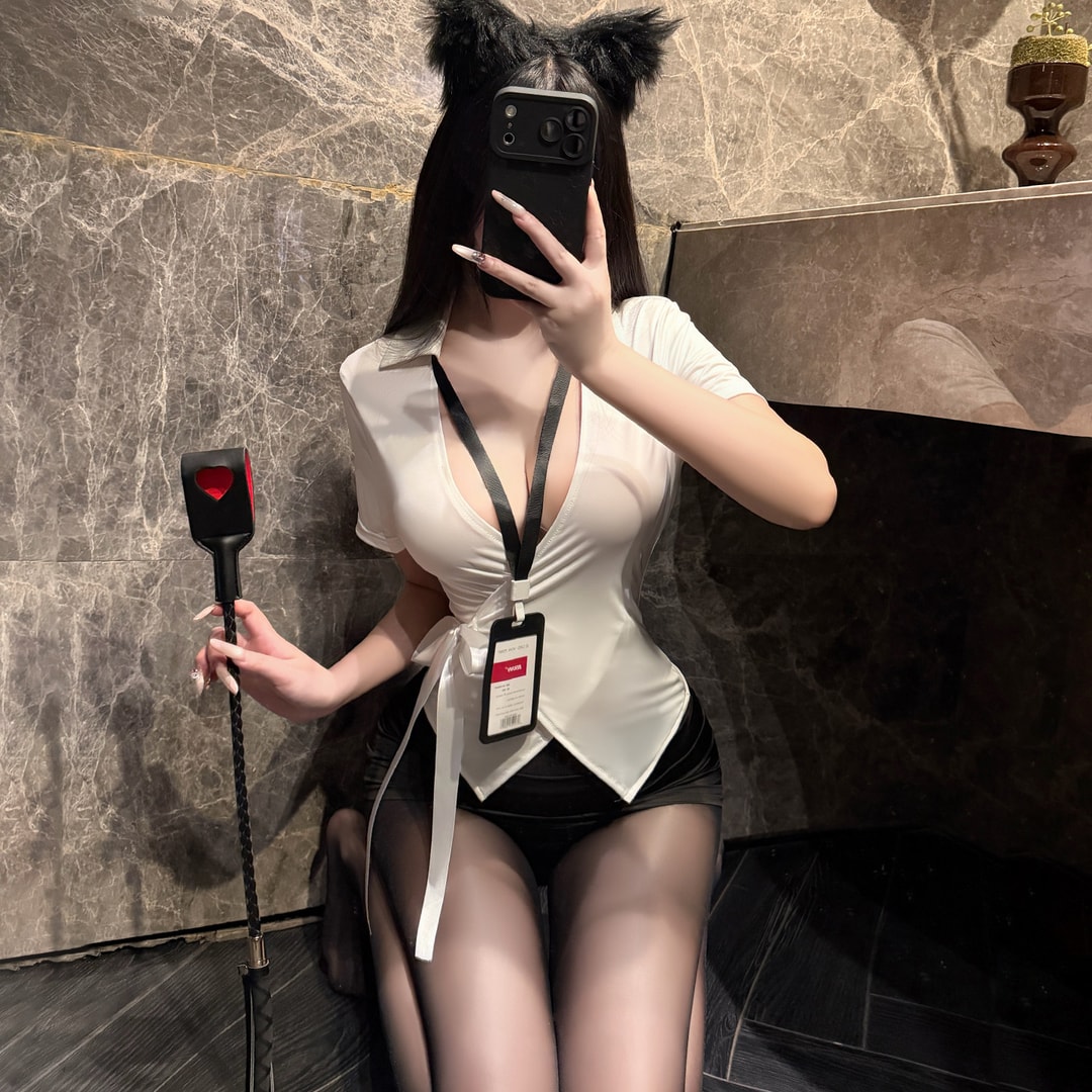 Áo ngủ gợi cảm Đồng phục thư ký - 6