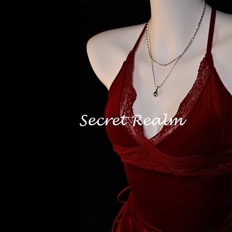 Áo ngủ gợi cảm hở lưng phong cách trưởng thành - 3