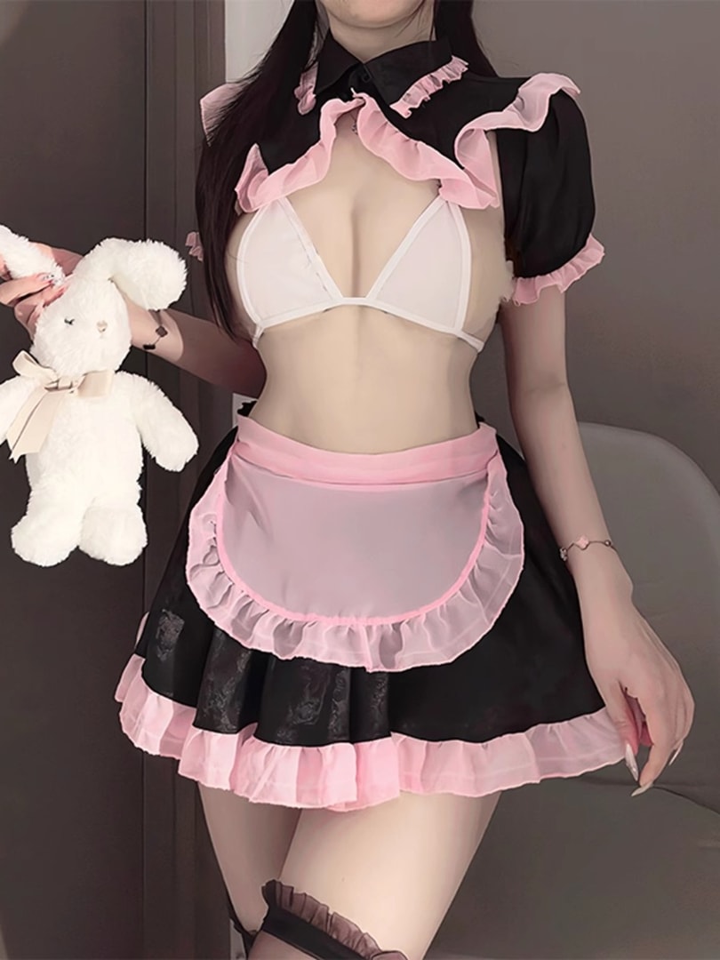 Bộ đồ cosplay hầu gái ngọt ngào gợi cảm - 9