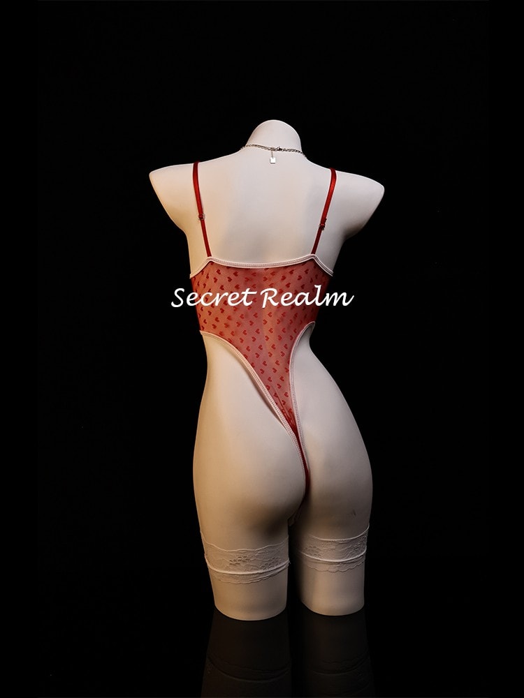 Bộ đồ ngủ body suit ren gợi cảm cosplay y tá - 3