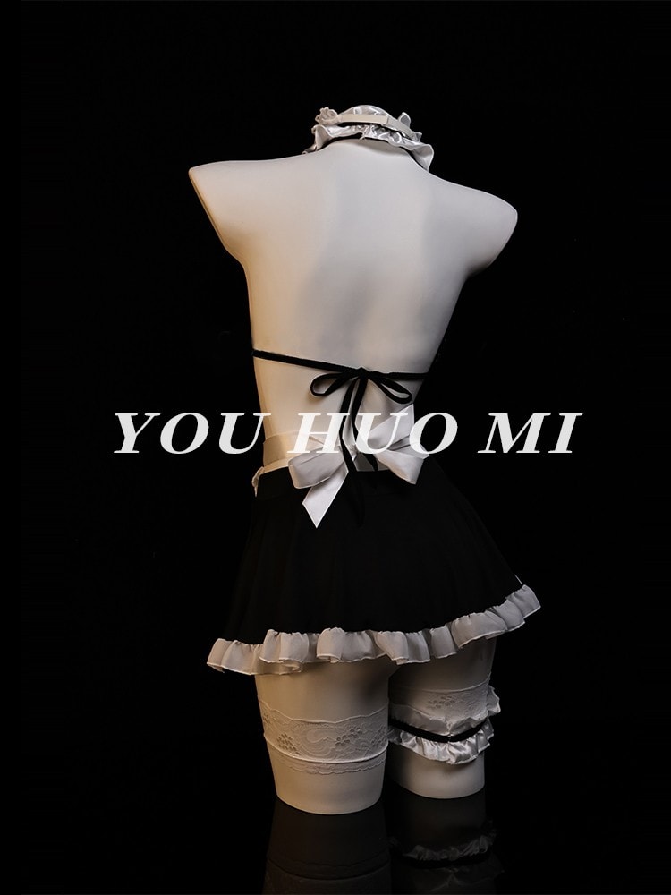 Bộ đồ ngủ gợi cảm cosplay hầu gái dễ thương - 3