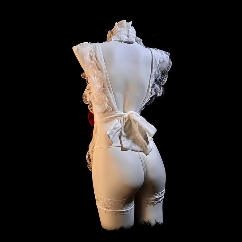 Bộ đồ ngủ ren gợi cảm cosplay hầu gái - 3