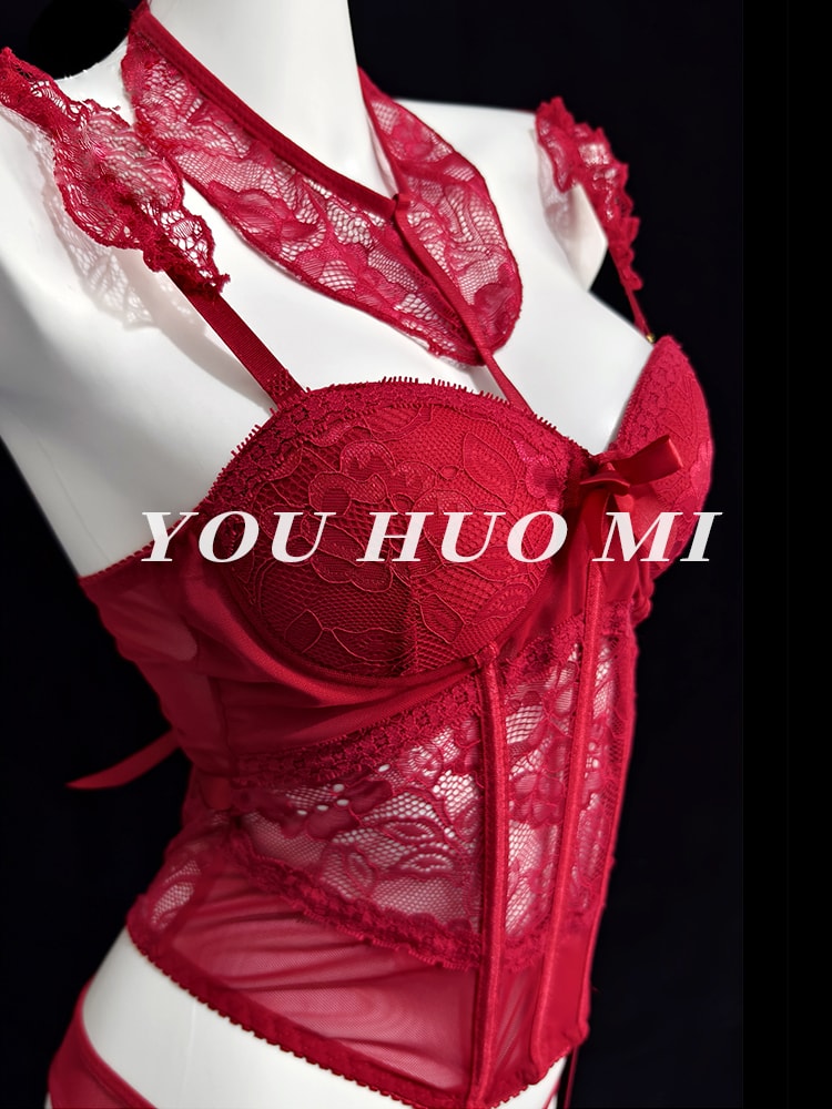 Bộ đồ ngủ ren xuyên thấu gợi cảm - 2
