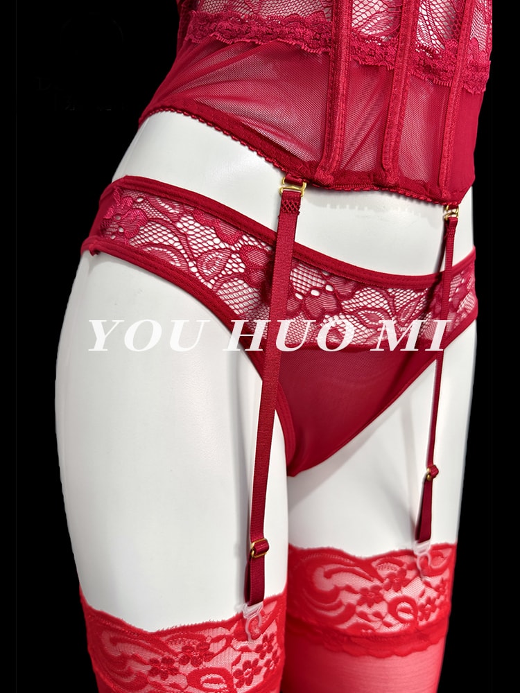 Bộ đồ ngủ ren xuyên thấu gợi cảm - 3