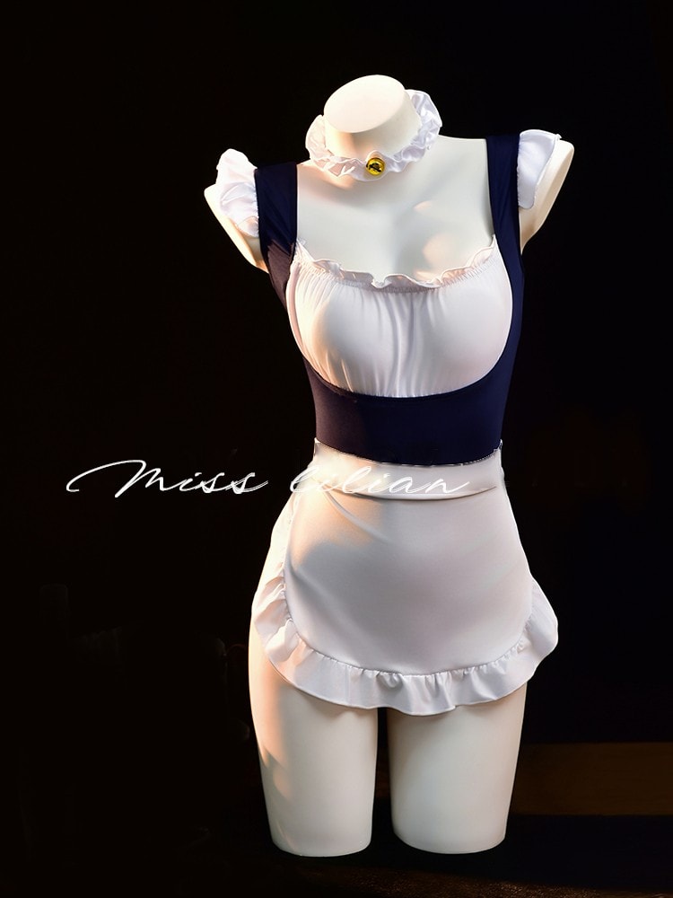 Bộ đồ ngủ tạp dề sữa gợi cảm và dễ thương - 3