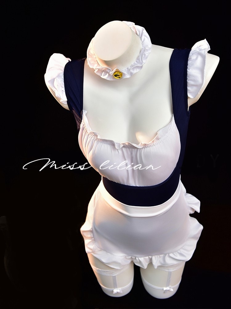 Bộ đồ ngủ tạp dề sữa gợi cảm và dễ thương - 2