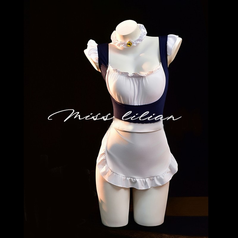 Bộ đồ ngủ tạp dề sữa gợi cảm và dễ thương - 4