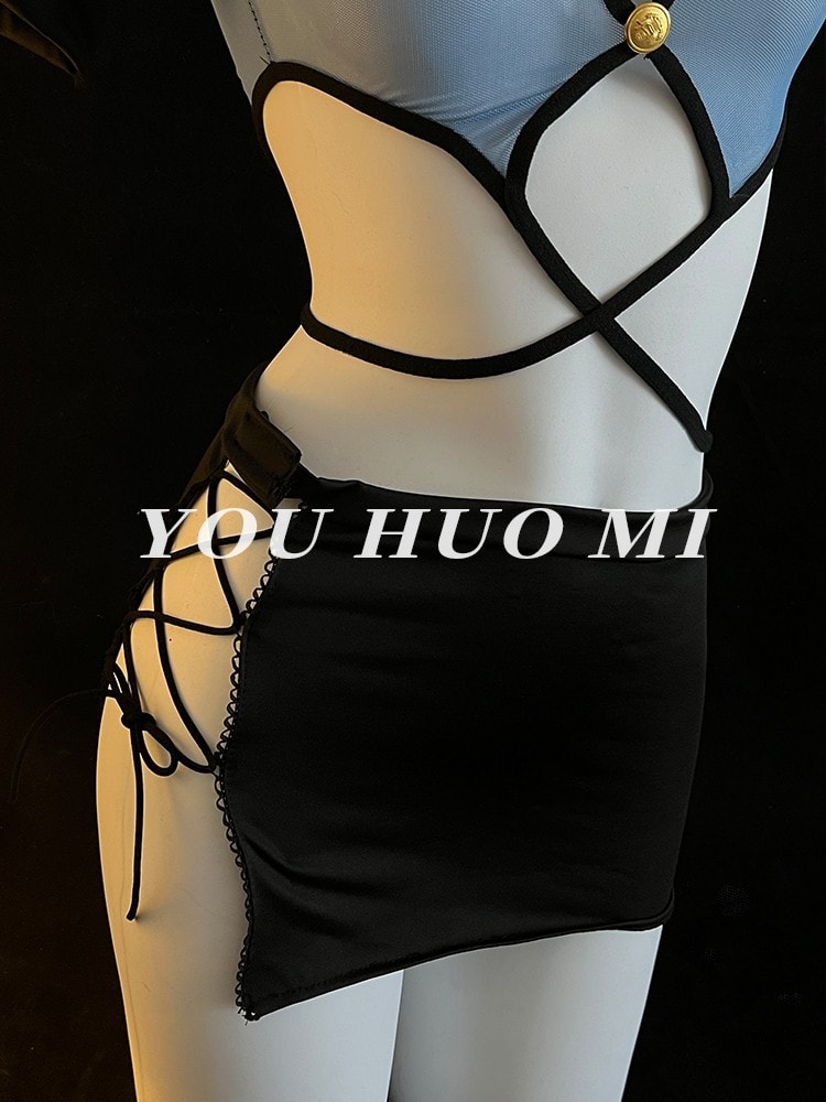 Bộ đồng phục cảnh sát xuyên thấu - 4