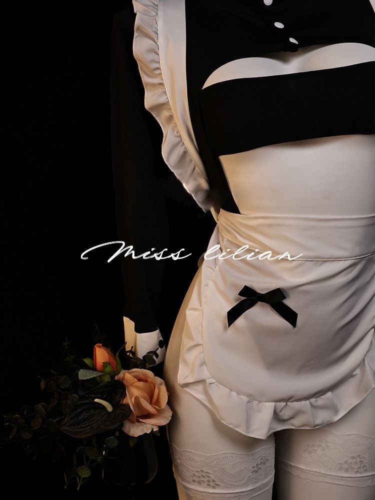 Bộ đông phục cosplay hầu gái thuần khiết và gợi cảm - 5