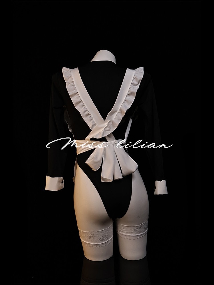 Bộ đông phục cosplay hầu gái thuần khiết và gợi cảm - 2