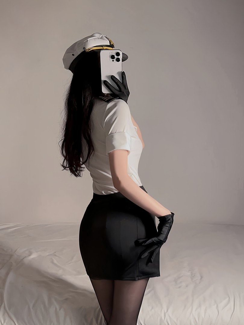 Bộ đồng phục cosplay tiếp viên hàng không - 7