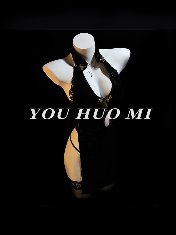 Sườn xám nữ cổ điển phong cách trưởng thành - 5