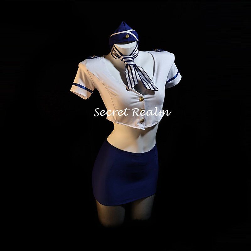 Trang phục nữ tiếp viên hàng không gợi cảm - 3