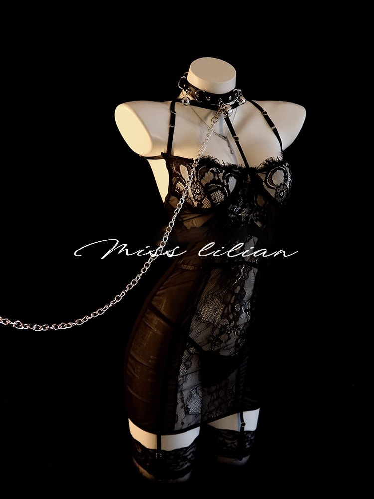 Váy ngủ ren khoét sâu gợi cảm - 3