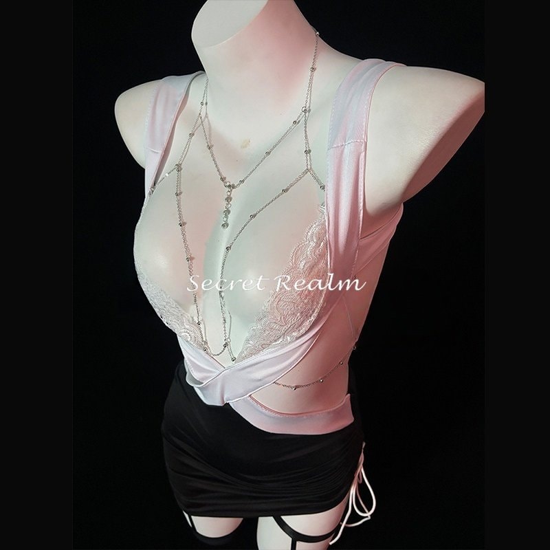 Váy ren ôm sát gợi cảm cosplay thư ký - 3